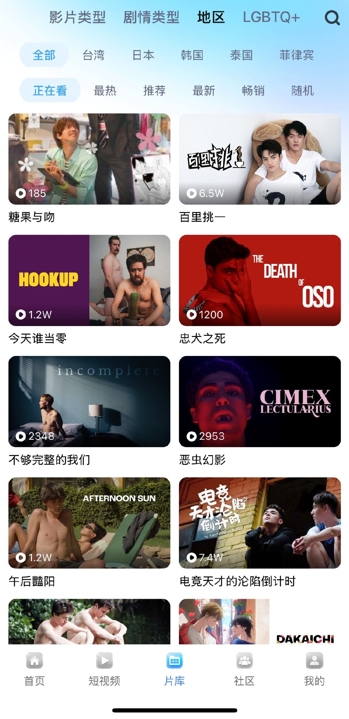 小蓝功能片库地区专题分类筛选标签图标